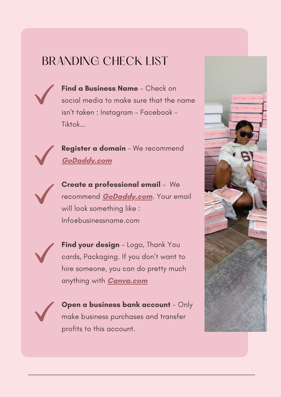 Your branding checklist