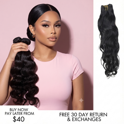 Luxury Raw Indian Wavy Bundles | Raw Hair
