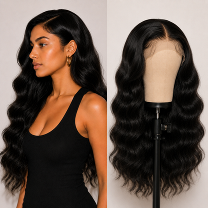 Luxury Raw Indian Wavy HD Wig | Raw Hair