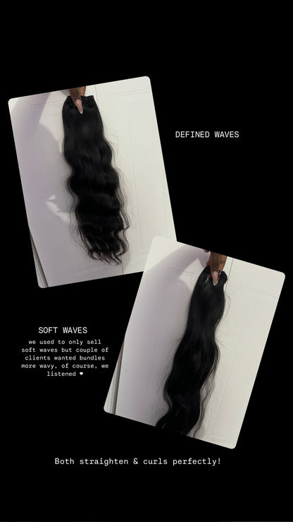 Raw Wavy HD Closures