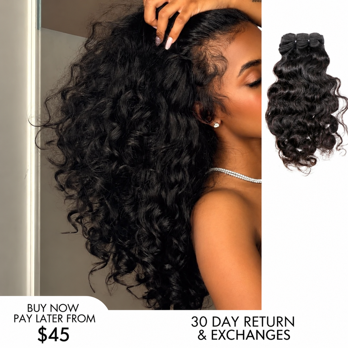 Luxury Raw Indian Curly Bundles | Raw Hair