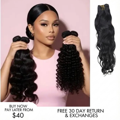 Luxury Raw Indian Wavy Bundles | Raw Hair