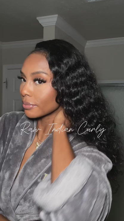 Luxury Raw Indian Curly HD Frontal | Raw Hair